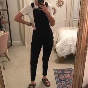 ASOS Black skinny overalls